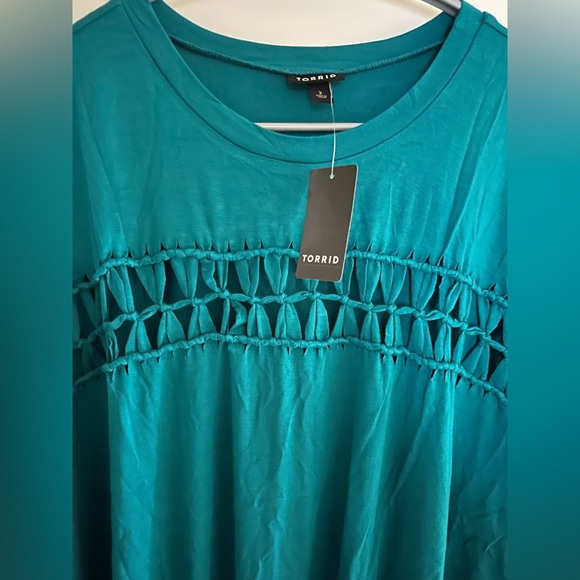 🆕NWT🔖Torrid Front Cut Out Jersey Top - 2x - Picture 6 of 7